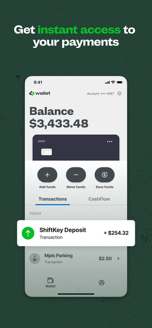 ShiftKey Wallet screenshot